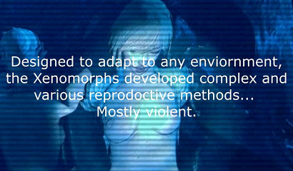 Alien dicks and predators that prey fuck holes