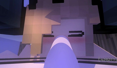 Minecraft Cerena che succhia come se la sua vita dipendesse da questo