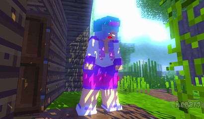 Minecraft Cerena che succhia come se la sua vita dipendesse da questo