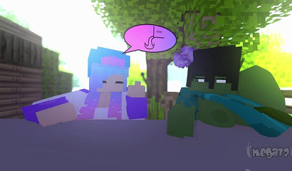 Minecraft Cerena che succhia come se la sua vita dipendesse da questo