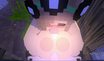 Minecraft Cerena che succhia come se la sua vita dipendesse da questo