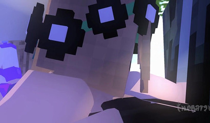 Minecraft Cerena che succhia come se la sua vita dipendesse da questo