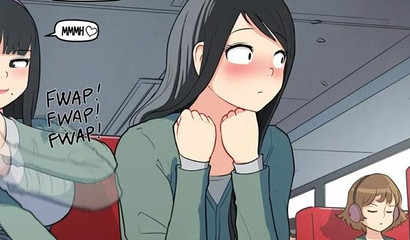 Hentai teens swearing to keep a giant Futanari secret