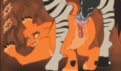 Hentai Lion King and a sex-crazed zebra