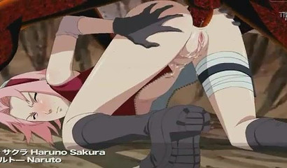 Anal creampie delivery to Hentai goddess Sakura