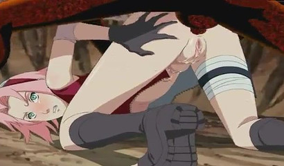 Anal creampie delivery to Hentai goddess Sakura