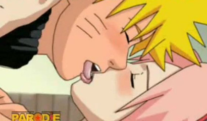 Naruto's big power tool and the cumslut