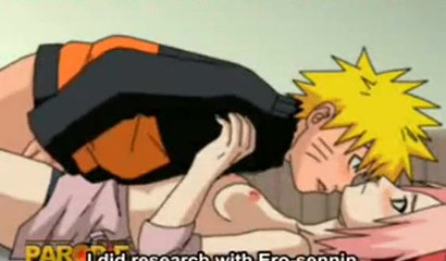Naruto's big power tool and the cumslut