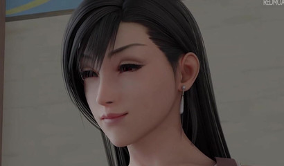 Tifa Lockhart and her Final-fantasy cumming to reality