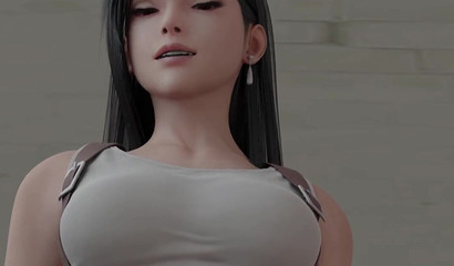 Tifa Lockhart and her Final-fantasy cumming to reality