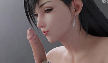 Tifa Lockhart and her Final-fantasy cumming to reality