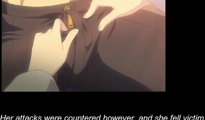 Tentacle debauchery for a blowjob queen of Hentai