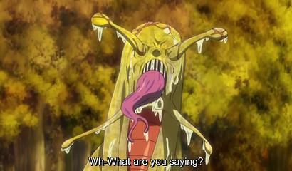 Tentacle debauchery for a blowjob queen of Hentai