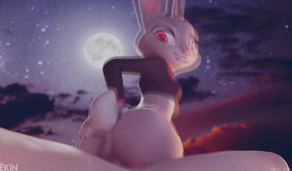 Furry bunny Judy Hopps and her obsession with anal sex