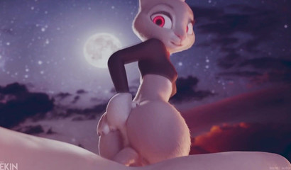 Furry bunny Judy Hopps and her obsession with anal sex