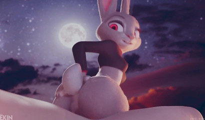 Furry bunny Judy Hopps and her obsession with anal sex