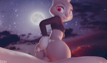 Furry bunny Judy Hopps and her obsession with anal sex