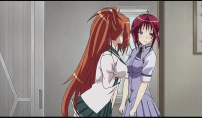 She gets cornered in the anime lesbian bathroom