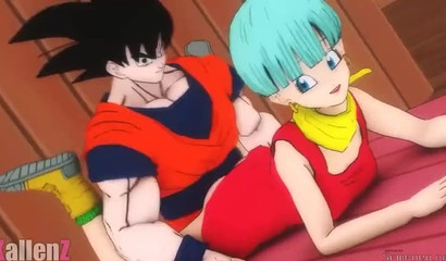 Goku makes Bulma see 3D stars