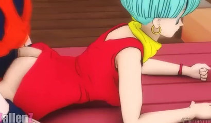 Goku makes Bulma see 3D stars