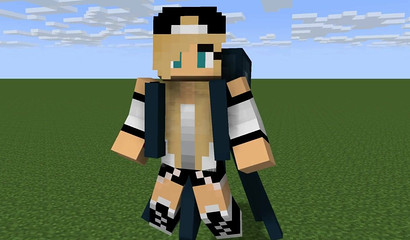 Ella puede tomar enormes tentáculos de Minecraft cualquier día