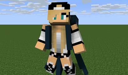 Ella puede tomar enormes tentáculos de Minecraft cualquier día