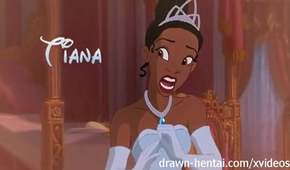 Tiana takes care of Charlotte before the party