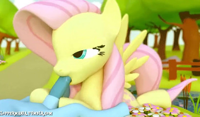 Fluttershy makes all My Little Pony bitches wet