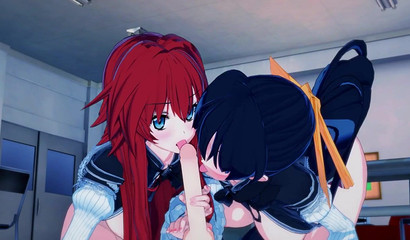 Sign me up for this naughty high school dxd