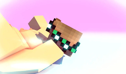 I wanna smash my tool between Cerena's round jugs in Minecraft