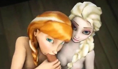 Elsa shows Anna the only way to fight the one-eyed beast