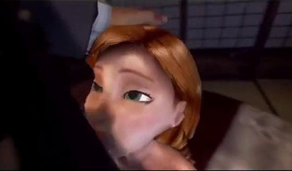 Elsa shows Anna the only way to fight the one-eyed beast