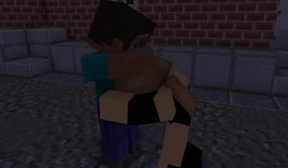 Minecraft push the slut and humiliate her