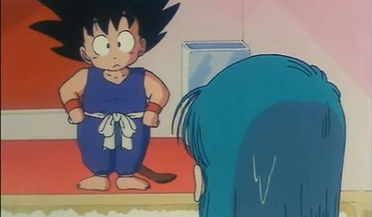 Goku grew a dragon cock for his little friend
