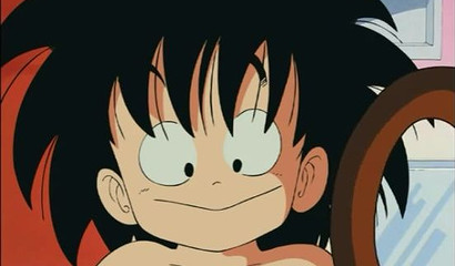 Goku grew a dragon cock for his little friend