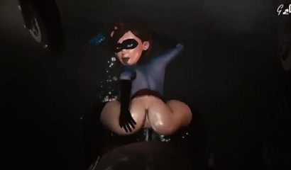 Elastigirl sure has incredible BDSM skills