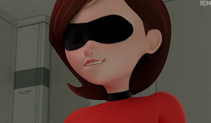 The incredible Elastigirl takes it up to the back