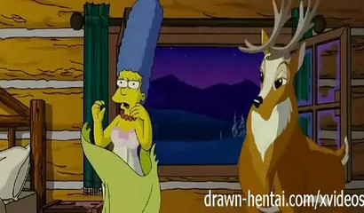 I'd give that Marge Simpson something stiff as this