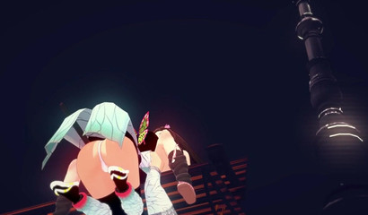 Glowing Shinobu wants to tell a dirty secret to Nezuko