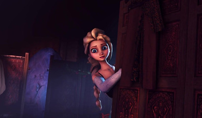 Taking curious Elsa of Arendelle to the dark sex dungeon