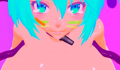 Pumping up Miku until a heavy explosion happens