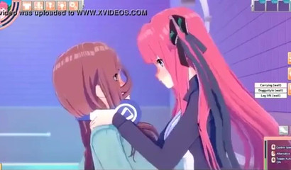 Study time means girl play for Nino Nakano and Miku Nakano