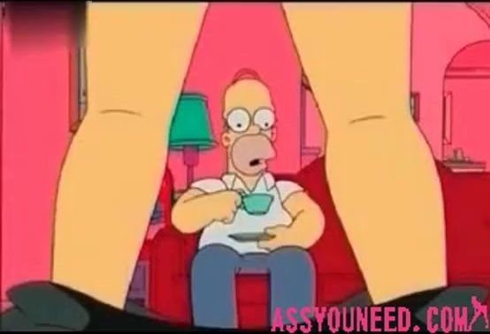 Swingers Cartoon Porn - The Simpsons became wild swingers when a hot brunette showed up