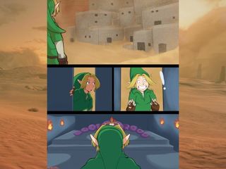 Link Yaoi и один шоколадный creampie - Legends of Zelda порно