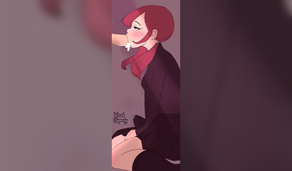 Futanari teen is the facial fiend