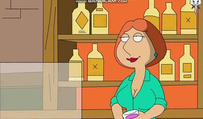 Lois Griffin from Family Guy feeling stretchy between her legs