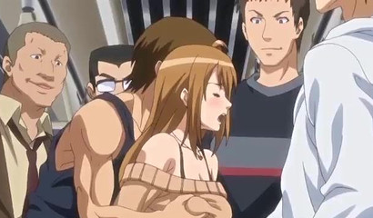 Hentai gangbang cock whore and her mating partners