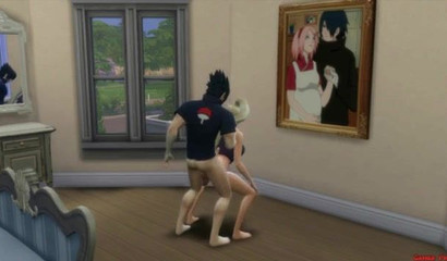 Sakura Haruno walking into a boiling hot titjob