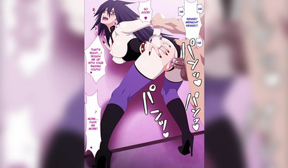 Hentai hoes surrounded by multiple throbbing shafts