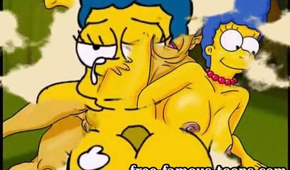 Can I ding-dong-diddily-do your ass - Anime version of The Simpsons